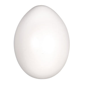 Kunststoff-Ei weiß 6cm (Hühnereigrösse) 1 Stück
