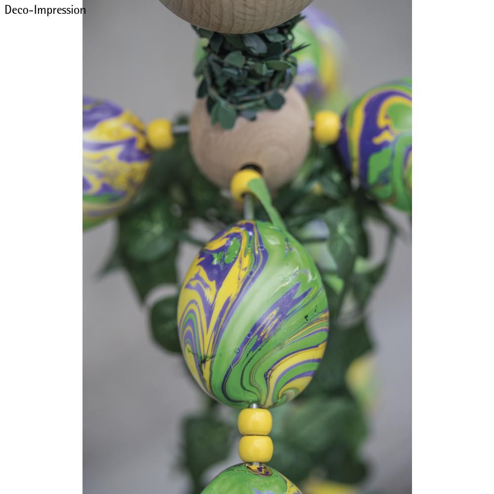 Kunststoff-Ei weiß 6cm (Hühnereigrösse) 1 Stück