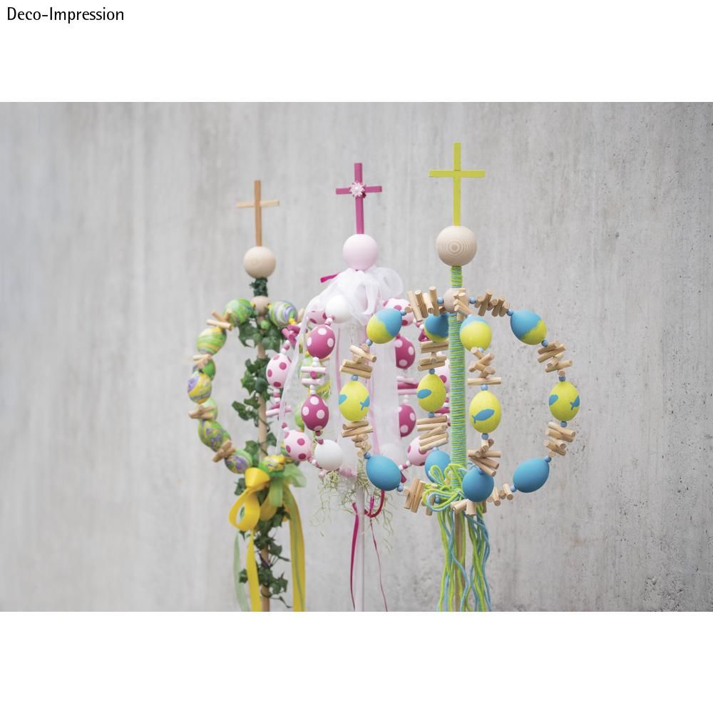 Kunststoff-Ei weiß 6cm (Hühnereigrösse) 1 Stück