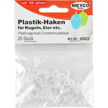 Kunststoffösen für Eier/Kugeln 16mm  25 Stück