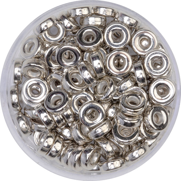 Acrylperlen Rondelle 6mm Lochgröße 1,6mm 7g / Dose