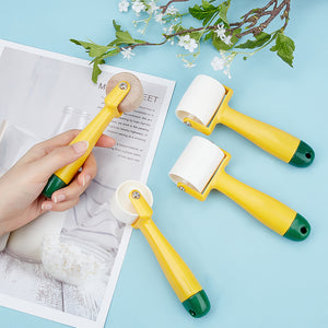 Kunststoffwalzen-Set + 1 Holzwalze für Druckgrafiken 4 Stück