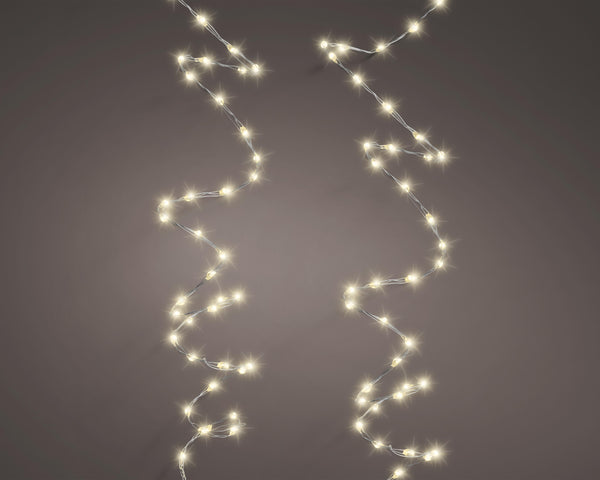 Lichterkette LED Micro Wire Lights 100 LED´s 1,59m batteriebetrieben warm weiß