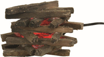 Lagerfeuer mit LED-Streifen 6 cm