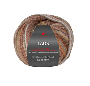 Pro Lana Laos Merinowolle Kettgarn geflochten 50g 150m