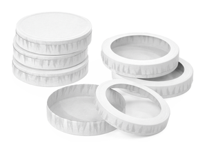 Laternendeckel und Boden klein 11 cm, 10 Sets