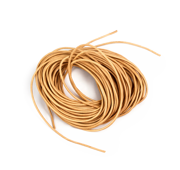 Lederband Riemen natur 1m