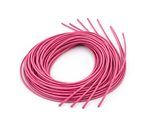 Lederband Riemen rosa 1m