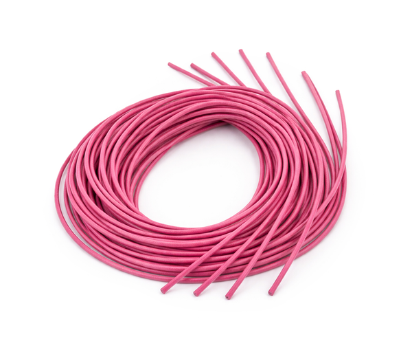 Lederband Riemen rosa 1m