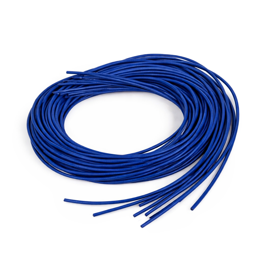 Lederband Riemen royalblau 1m