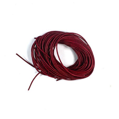 Lederband Riemen weinrot 1m