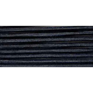 Lederband schwarz 1m