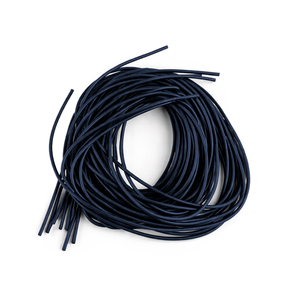Lederriemen Band dunkelblau 1m