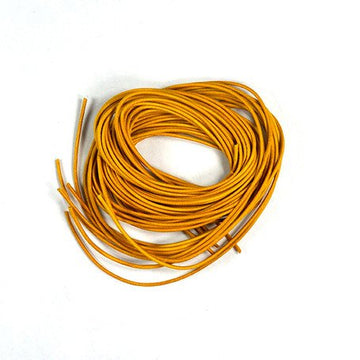 Lederriemen Band gelb 1m