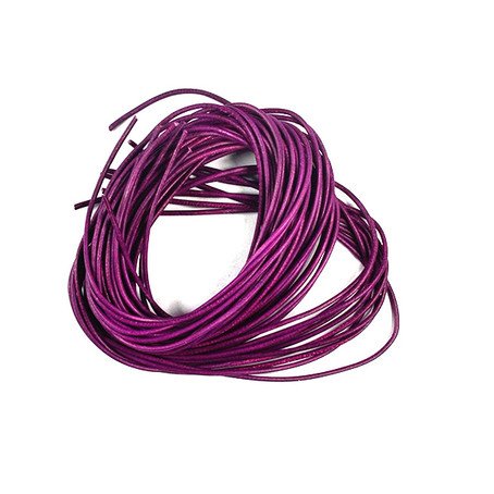 Lederriemen fuchsia 1m