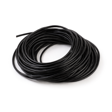 Lederriemen schwarz 2mm 10m/Bündel