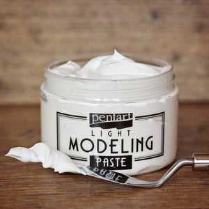 Pentart Light Modeling Paste 3D Effekt weiß