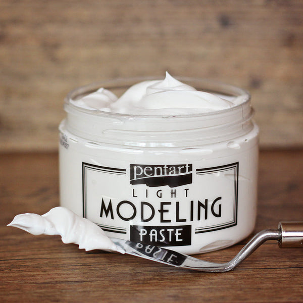 Pentart Light Modeling Paste 3D Effekt weiß
