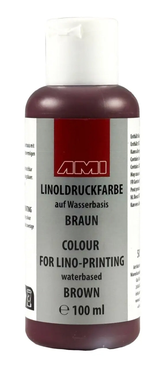 AMI Linoldruckfarbe auf Wasserbasis 100ml