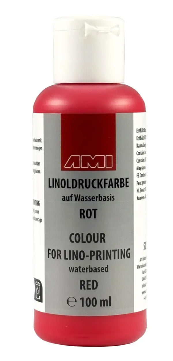 AMI Linoldruckfarbe auf Wasserbasis 100ml