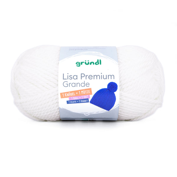 Gründl Lisa Premium Grande Vollton-Garn 100 % Polyacryl 200g / 120m
