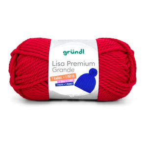 Gründl Lisa Premium Grande Vollton-Garn 100 % Polyacryl 200g / 120m