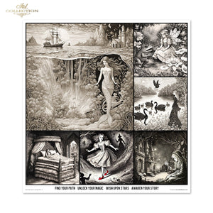 Lost in a Fairy Tale Scrapbooking Papier-Set  200 g/m2 310x320 mm 11 Bögen