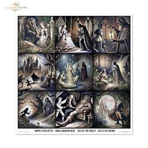 Lost in a Fairy Tale Scrapbooking Papier-Set  200 g/m2 310x320 mm 11 Bögen