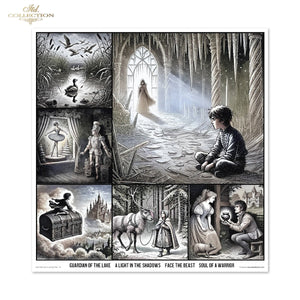 Lost in a Fairy Tale Scrapbooking Papier-Set  200 g/m2 310x320 mm 11 Bögen