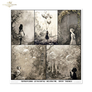 Lost in a Fairy Tale Scrapbooking Papier-Set  200 g/m2 310x320 mm 11 Bögen
