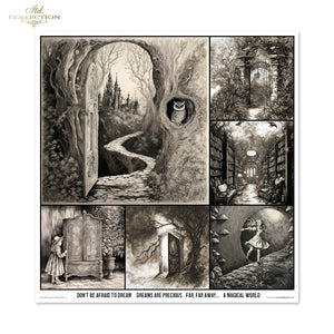 Lost in a Fairy Tale Scrapbooking Papier-Set  200 g/m2 310x320 mm 11 Bögen