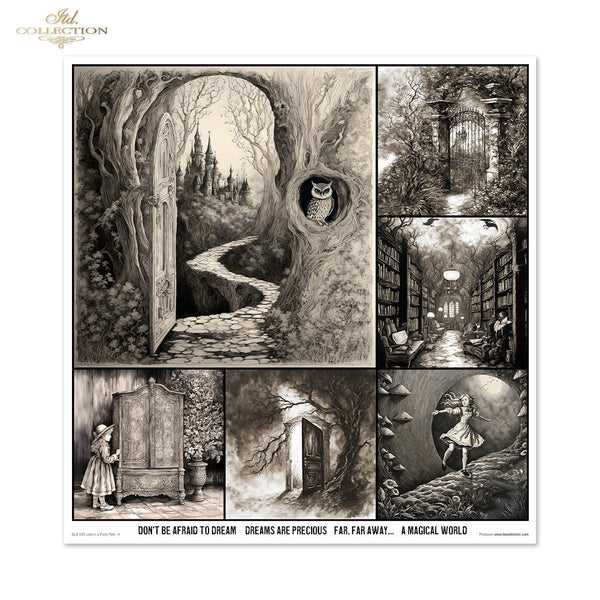 Lost in a Fairy Tale Scrapbooking Papier-Set  200 g/m2 310x320 mm 11 Bögen