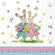 Lunch-Servietten Spring Dance Hasenpärchen 33x33cm 20 Stück / Packung