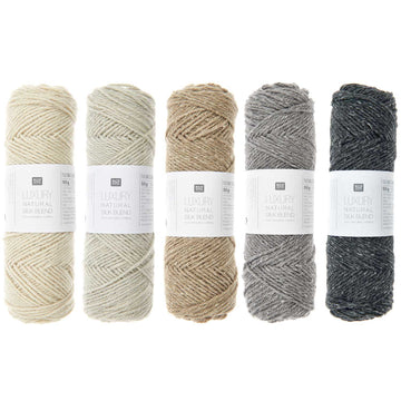 Luxuriöse natürliche Seidenmischung Wolle 50 % Seide 30 % Wolle 20 % Baumwolle 50 g / 115 m