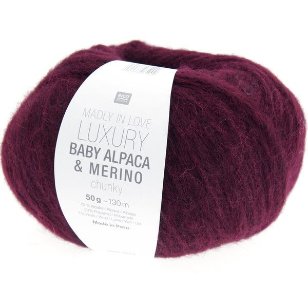 Luxury Baby Alpaca & Merino chunky Madly in Love Wolle 50g 130m