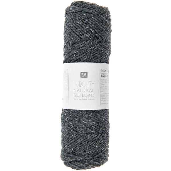 Luxury Natural Silk Blend Wolle 50% Seide 30% Wolle 20% Baumwolle 50g / 115m
