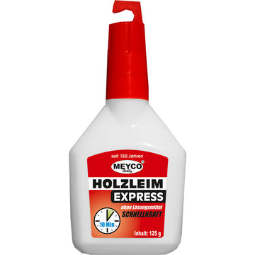 MEYCO Holzleim Express ohne Lösungsmittel 125g Flasche