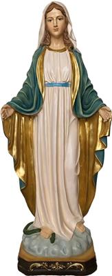 Madonna Immaculata weiss/blau/gold 100cm