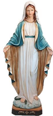 Madonna Immaculata weiss/blau/gold 120cm