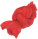 Märchenwolle Hermann Merino-Kammzug rot 27mic 50g