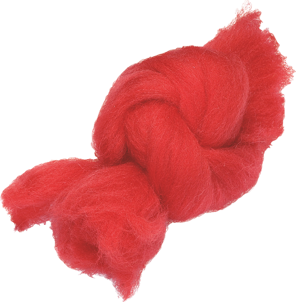 Märchenwolle Hermann Merino-Kammzug rot 27mic 50g