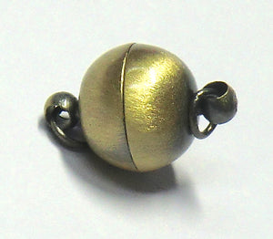 Magnetverschluss Kugel glatt 10mm