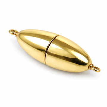 Magnetverschluss für Schmuck mit Ösen oval 25x11cm