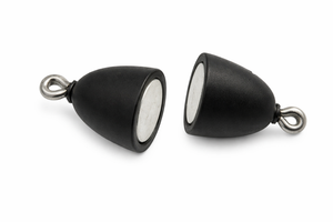 Magnetverschluss für Schmuck mit Ösen oval 25x11cm