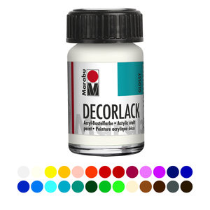 Marabu Decorlack Acryl glossy / glänzend wetterfest 15ml
