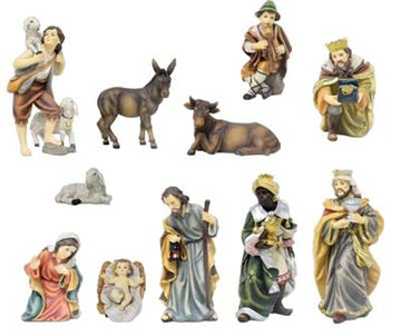 Krippenfiguren Mathiaskrippe 11teilig in verschiedenen Größen