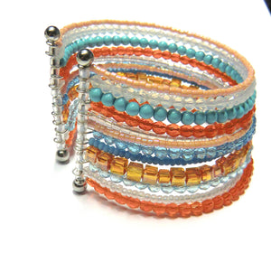 Memory Wire Schmuckdraht Endlosarmband 0,5mm Ø 65mm platinfarben 100 Windungen aus Edelstahl