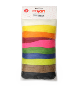 Merino-Kammzug Schurwolle Mix-Regenbogen 100g