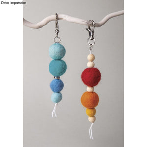 Merino-Kammzug Schurwolle superfein Mischpackung sortiert 18 mic 50g (5x10g)