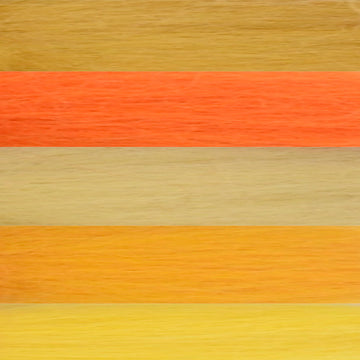 Merinowolle-Kammzug kardiert und gekämmt Gelb-Orange-Mix 50g